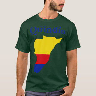 Quindio Department Map Kolumbien T-Shirt