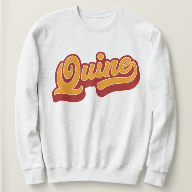 Quine, Doric Dialect Sweatshirt, Scottish Sweatshirt (Design vorne)