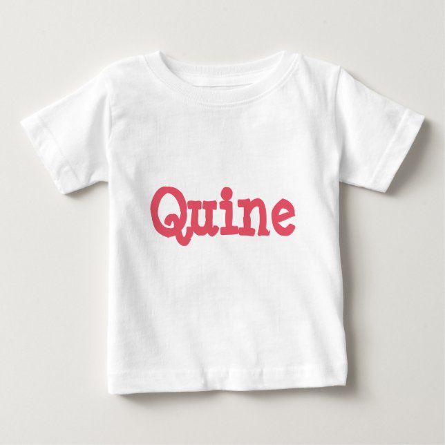 Quine Hoodie Baby T-shirt (Vorderseite)