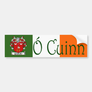 Quinn-Clan-irischer/englischer Autoaufkleber
