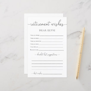 Quinn Minimalistisch Retirement wünscht