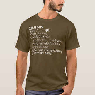 Quinn Name Quinn Definition Quinn Weiblicher Vorna T-Shirt