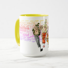 Quinn, Rona, Tida & Ugo - Geschwister / Tasse