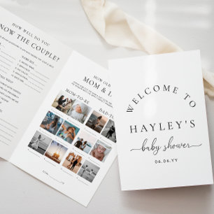 Quinn Script Baby Shooting Game Booklet