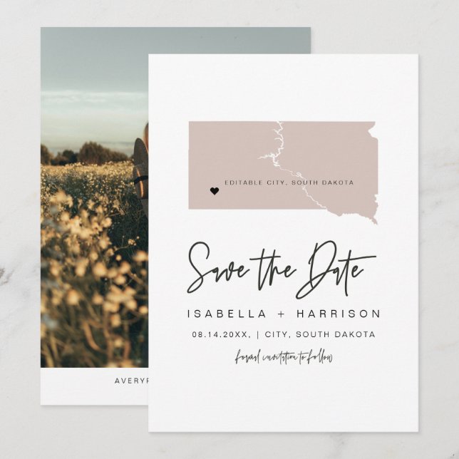 QUINN SÜDDAKOTA - Foto für die blaue Karte Save th (Vorne/Hinten)