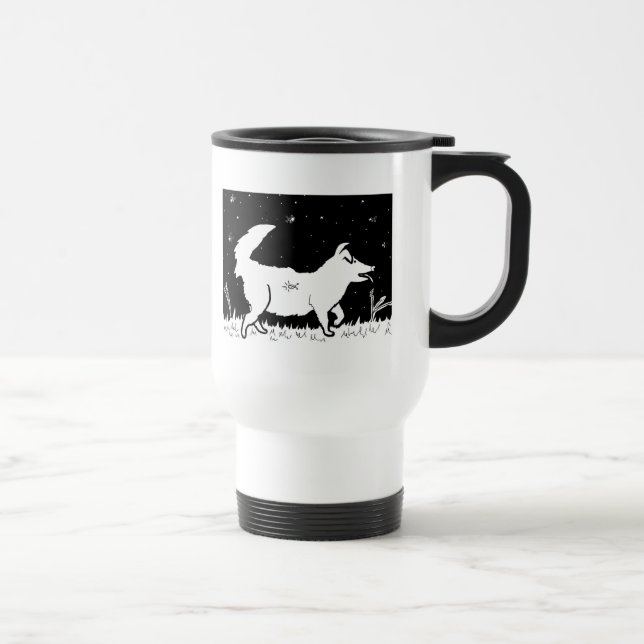 Quinn trägt eine Beleuchtungswanze Reisebecher (Rechts)