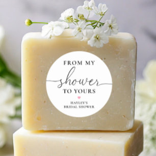 Quinn Von meinem Duschgel für dich Seife Runder Aufkleber