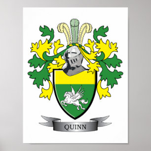 Quinn-Wappen Poster