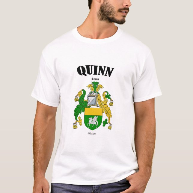 QUINN Wappen Translation & Meaning T - Shirt (Vorderseite)