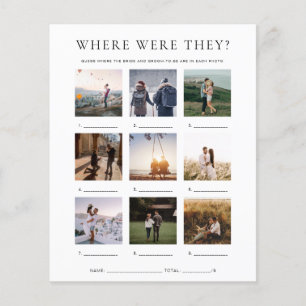 Quinn, wo sie Urlaub Foto Game