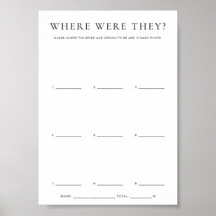 Quinn, wo sie Urlaub Foto Game Poster