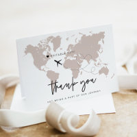 QUINN World Map Reiseziel Save the Date