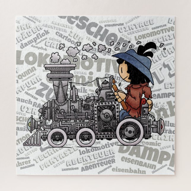 Quinns Dampf-Lokomotive Puzzle (Vertikal)