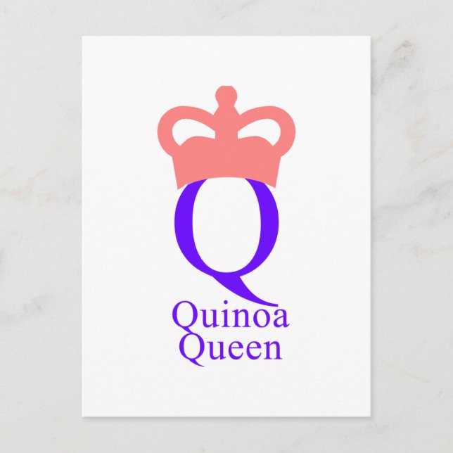 Quinoa Queen Postcard Postkarte (Vorderseite)