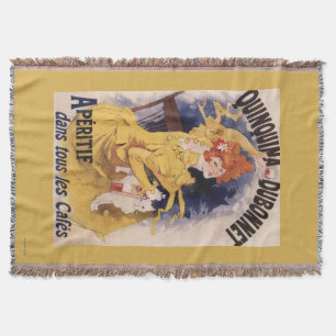 Quinquina Dubonnet Aperitif-förderndes Plakat Decke