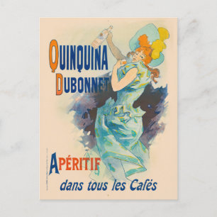 Quinquina Dubonnet Apéritif Vintage Poster 1895 Postkarte