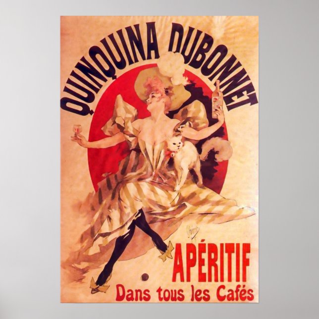 Quinquina Dubonnet Jules Cheret Poster (Vorne)