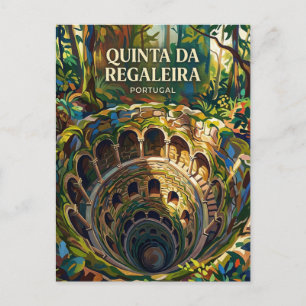 Quinta da Regaleira Portugal Postkarte