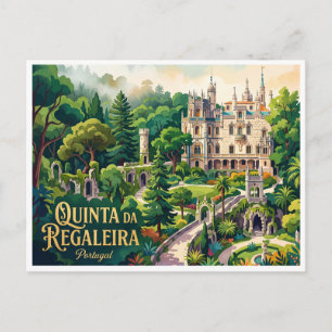 Quinta da Regaleira Sintra Portugal Postkarte