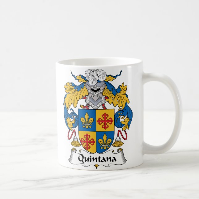 Quintana Familienwappen Tasse (Rechts)