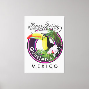 Quintana Roo holbox Strand mexico. Leinwanddruck