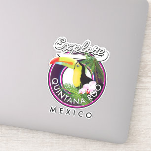 Quintana Roo Holbox Strand Mexiko. Aufkleber