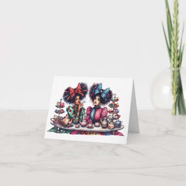 Quintessent Quirky Cuppa Time Karte (Vorderseite)