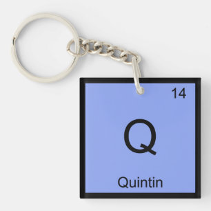 Quintin Name Chemie Element Periodensystem Schlüsselanhänger
