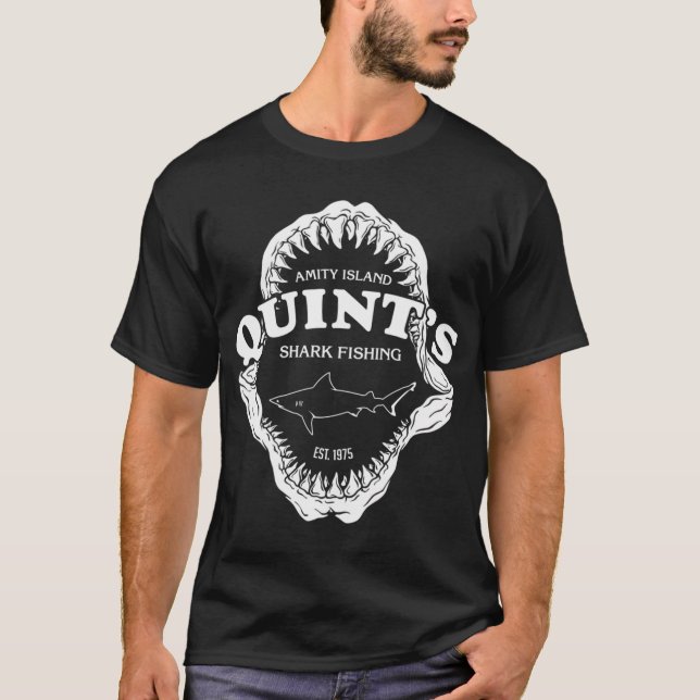 Quints Shark Fishing - Kiefer T-Shirt (Vorderseite)