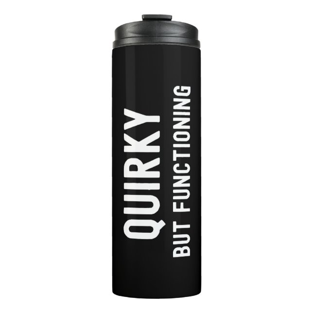 Quirky, aber funktionierend thermosbecher (Vorderseite)