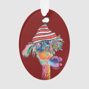 Quirky Alpacas-Acryl-Ornament 2019c Ornament