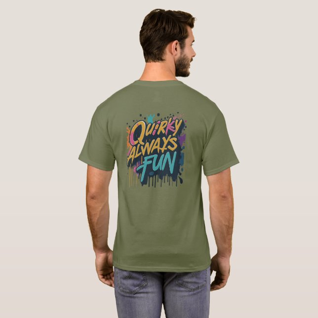 Quirky Always Fun T - Shirt (Schwarz voll)
