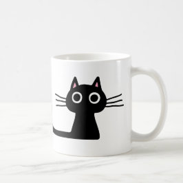 Quirky Black Kitty Cat | Purfect Cat Lover's Kaffeetasse
