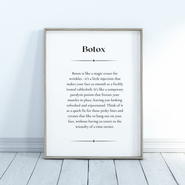 Quirky-Botox-Definition Poster (Von Creator hochgeladen)