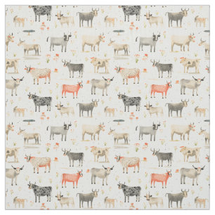 Quirky Bovine: Whimsy Cow Stoff