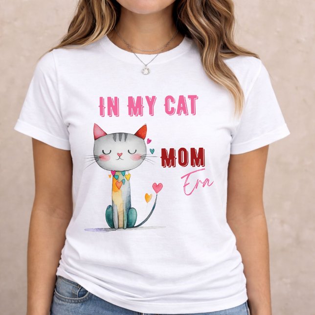 Quirky Cat Mom Gift Tri-Blend Shirt (Cat mom gift
)