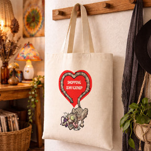 Quirky Cat Shopping ist meine Katzenminze-Alternat Tragetasche