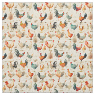 Quirky Cluckers: Whimsy-Hühnchen Stoff