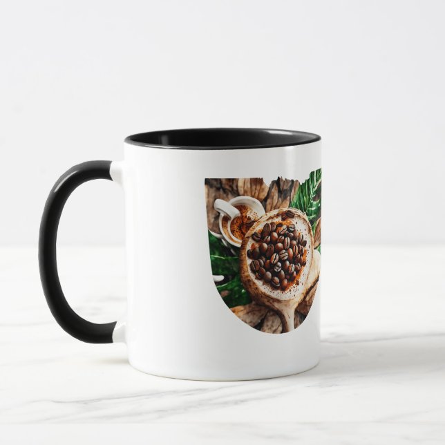 Quirky Coffee Lover Duck Design Tasse (Links)