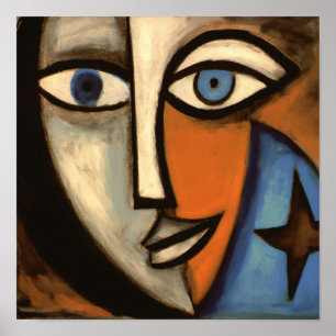 Quirky Contours: Spielerische Perspektiven Poster