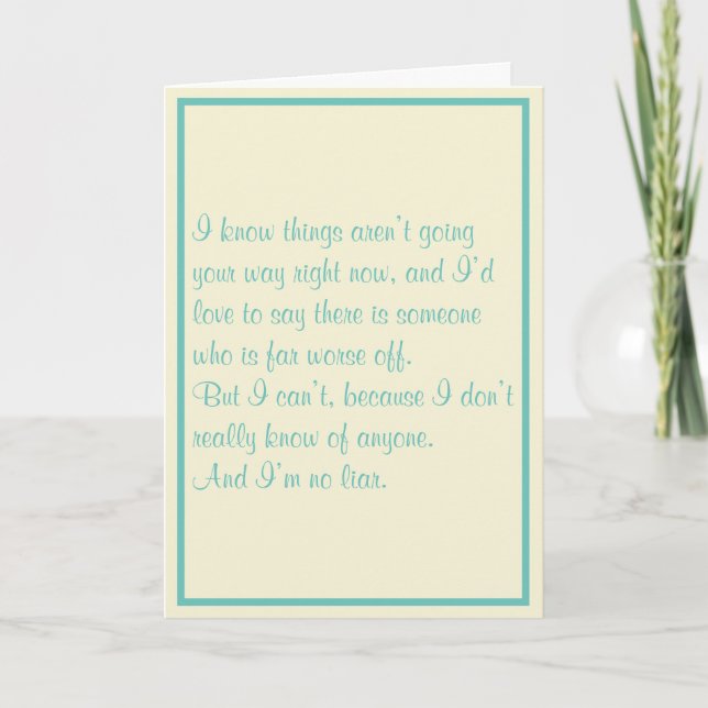 Quirky-, Darks- und Zweischalenkarte, Karte (Vorderseite)