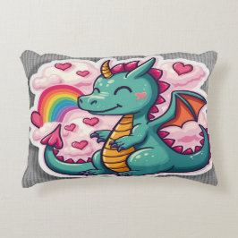 Quirky Dragon Delight Kissen Cover