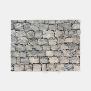 Quirky Dry Stone Wall Fleecedecke