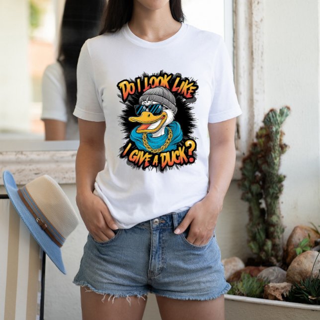 Quirky Duck: Sehe ich aus, als gäbe ich eine Ente? T-Shirt (Von Creator hochgeladen)
