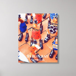 Quirky Enten in Byron Bay Australien Reisedruck Leinwanddruck