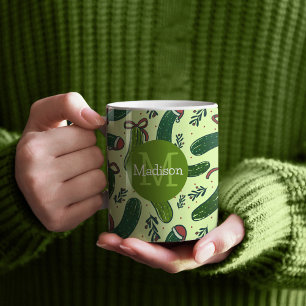Quirky Festivals Weihnachtsmuster Kaffeetasse