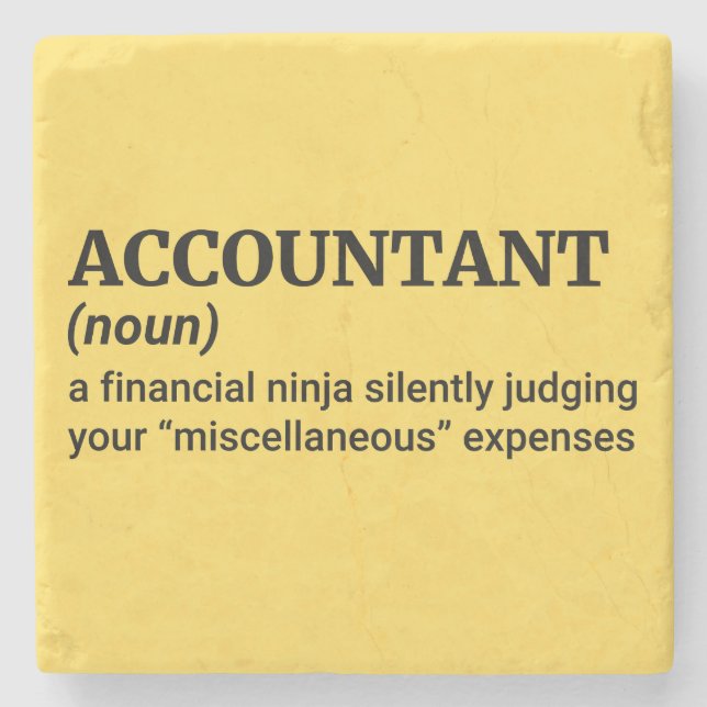 Quirky-Finanzgeschenk Steinuntersetzer (Vorderseite)