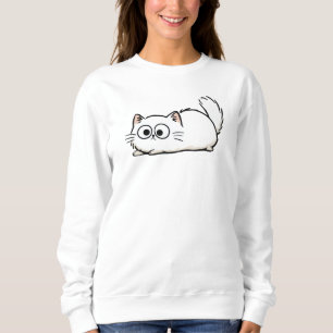 Quirky Fluffy Schwanz Cat Sweatshirt