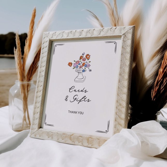 Quirky Hand Drawn florale Stadtkarten und Geschenk Poster (Von Creator hochgeladen)