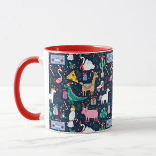 Quirky Holiday Animations and Icons Muster Tasse